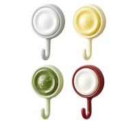Fangfhai Adhesive Hooks - Wall Mount Shower Hooks,Towel Robe Hanger Bathroom Accessories for Tile Apartment Ceramic Mirror Bedroom Dorm Closet Glass Rv College
