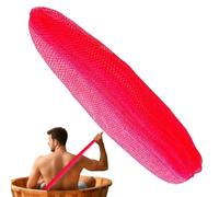 Fangfhai African Bath Net - Wash Net,Body Rag with Drawstring Back Scrubber for Post-Workout Cleansing Dry Sensitive Skin Relaxation Travel Hotel Spa Home