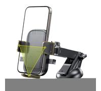 Fangfhai Dashboard Phone Car Mount | Car Phone Holder Suction Mount | Suction Cup Smartphone Cradle Rack Bracket for Dashboard Automobile Windshield Vehicle Travel Smartphone