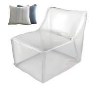 Fangfhai Stuffed Animal Storage Bean Bag,Clear Plush Toy Storage Organizer Bean Bag | Waterproof Plush Toy Beanbag for Couch Sofa Bed Bedroom Dorm Room Decor Floor Relaxing Reading Playing
