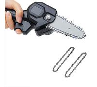FANGHUIER 2 Pcs Mini Chainsaw Chains 4-Inch Replacement Chains Cordless Electric Chainsaw Saw Chains for Gardening Pruning Work,Mini Chainsaw Chain（Chainsaws not Included