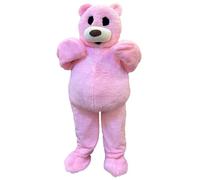 Fangkun Dress Up Big Bear Mascot Costume,Dancing Bear Fancy Dress,Giant Plush Teddy Bear Wearable Animal Character Cosplay,Adults Size for Women