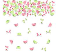 Fangleland 200Pcs Hot Pink and Green Margarita Theme Confetti, Margs and Matrimony Bachelorette Table Scatters for Cocktail Birthday Bridal Shower Wedding Engagement Party Decor Supplies