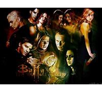 FANGMKJ DIY 5D Diamond Painting Kits for Adults Kids,Buffy The Vampire Slayer,Full Drill Diamond Embroidery Kits Cross Stitch Pictures Arts Craft Home Wall Decoration-15.7x19.7inch