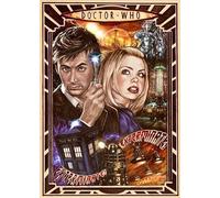 FANGMKJ DIY 5D Diamond Painting Kits for Adults Kids, Doctor Who Series Art Round Diamond Full Drill Diamond Embroidery Kits Cross Stitch Craft Home Wall Decoration-15.7x19.7inch