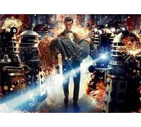 FANGMKJ DIY 5D Diamond Painting Kits for Adults Kids, Doctor Who Series Art Round Diamond Full Drill Diamond Embroidery Kits Cross Stitch Craft Home Wall Decoration-19.7x27.6inch