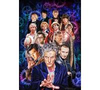 FANGMKJ DIY 5D Diamond Painting Kits for Adults Kids, Doctor Who Series Art Round Diamond Full Drill Diamond Embroidery Kits Cross Stitch Craft Home Wall Decoration-19.7x27.6inch