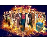 FANGMKJ DIY 5D Diamond Painting Kits for Adults Kids, Doctor Who Series Art Round Diamond Full Drill Diamond Embroidery Kits Cross Stitch Craft Home Wall Decoration-19.7x27.6inch