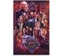 FANGMKJ DIY 5D Diamond Painting Kits for Adults Kids, Doctor Who Series Art Round Diamond Full Drill Diamond Embroidery Kits Cross Stitch Craft Home Wall Decoration-19.7x27.6inch