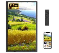 FANGOR 21.5" Large Digital Picture Frame, WiFi Digital Photo Frame 1920 * 1080 FHD IPS Display with Remote Control, 32GB Auto-Rotate Smart Frame Wall Mounted, Share Photos/Videos Via Uhale App/USB/SD