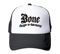 FANGQIYUAN Okpk Rare Bone Thugs-N-Harmony Clip Adjustable Grid Baseball Cap Hat Black