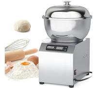 FANGQMM Electric Dough Maker, 110V 1800W Capacity Commercial Dough Mixer Dual Rotating Dough Kneading Machine Food-grade Stainless Steel Bowl for Restaurant Bakery Home 5kg