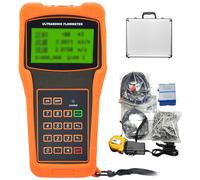 FANGQMM Ultrasonic Flow Meter Liquid Flowmeter with 3 Size Transducer TS-2/TM-1/TL-1 Range DN15-DN6000mm, Handheld Ultrasonic Flowmeter Clamp on Flow Meter for Copper/PVC Pipe DN6000