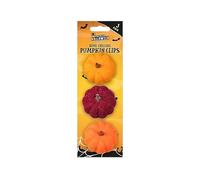 Fangtastic Halloween Decoration Pumpkins Felt Ornaments for Halloween and Autumn, 3pk - Plastic, Foam, Felt - H6cm x 6.5cm each