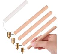 Fangxuee 0.3mm 0.4mm 0.6mm Hot Crayon Wooden Handle Painting Pen Ruler Pen Decoration Kit Candle Painting Supplies