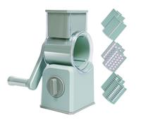Fangxuee 1PCS Vegetable Cutter Slicer Manual Chopper Machine Garlic Potato Shredder Kitchen Multifunctional Drum Slicer