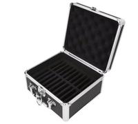 Fangxuee 2.5in Hard Drive Storage Box Convenient Handle 20 Bays Hard Drive Case Hard Disk Enclosure