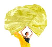 Fangxuee 2 Pack 55" Praise Dance Flag Set Praise Dance Worship Flags with Scalable Rod for Church Dance Banner