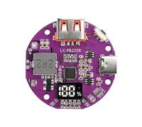 Fangxuee 22.5W Fast Charging Module Power Bank Charger Board 5A Mini Circuit Board DIY Motherboard Kit with Digital Display