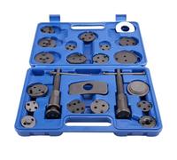 Fangxuee 22pcs Heavy Duty Disc Brake Piston Caliper Compressor Rewind Tool Set & Wind Back Tool Kit for Brake Pad Replacement