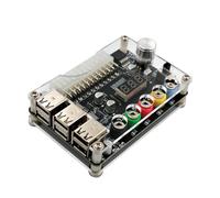Fangxuee 24Pin ATX Power Supply Breakout Board Power Module Adapter Connector Adjustable Voltage Knob 6 Port USB 2.0