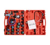 Fangxuee 28pcs Universal Radiator Pressure Tester Kit Coolant Pressure Tester Kit Coolant Vacuum Refill Kit for Cooling System
