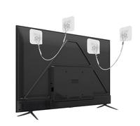 Fangxuee 42 Inch Adjustable TV Straps, 6-Pack - Anti Tip Furniture Anchors, No Drill Needed for