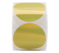 Fangxuee 500 Pcs Gold Stickers Label Printer Stickers Portable Printer Thermal Label Waterproof Stickers