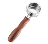 Fangxuee 51mm Bottomless Portafilter with Puck Screen, 3 Ears Stainless Steel Professional Espresso Portafilter