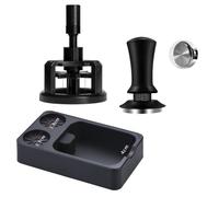 Fangxuee 58MM Rotary Coffee Powder Needle Powder Dispenser Storage Box WDT Tool Set Adjustable Depth Espresso Stirrer Tool