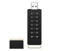 Fangxuee 64GB Encrypted USB Flash Drive Secure Hardware Password Memory Stick with Keypad USB 3.0 Disk