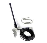 Fangxuee AA58 VHF Marine Antenna Rubber Waterproof Mast Aerial for 156-163 Mhz with 5M RG-58 Cable for Boat, Sailboat Yacht