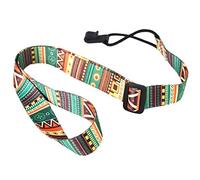 Fangxuee Adjustable Soft Polyester Guitar Ukulele Guitar Acoustic Shoulder Strap Belt Band Hook Strap
