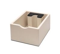 Fangxuee Anti Slip Espresso Coffee Grounds Box Coffee Grounds Box Coffee Grounds Bucket White