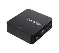 Fangxuee AV Video Recorder for Analog Video to Digital Conversion Save Recording to SD/USB, Works for/VCR' S, Hi8, Camcorders, DVD Players
