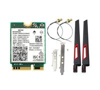 Fangxuee BE200 WiFi 7 Card+ Bluetooth 5.4 10DBi Antenna WiFi 2.4G/5G/6Ghz Wireless Network Adapter 8774Mbps for Win10/11