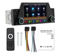 Fangxuee Car 1DIN 4.7Inch Bluetooth Portable Screen GPS Navigation Display Wireless Carplay Android Auto MP5 Player