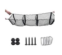 Fangxuee Car Organizer Rear Hook Dumpster Net Truck Storage Bag Pickup Truck Net SUV Trunk Net Luggage Nets 100x30cm