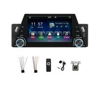 Fangxuee Car Radio Single Din 5 Inch Touchscreen Car Stereo with CarPlay Android Auto Mirror Link FM USB SWC Backup Camera
