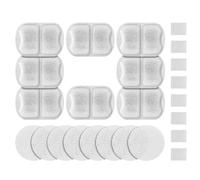 Fangxuee Cat Water Fountain Filters Replacement for 7L/230oz/1.8G Stainless Steel Pet Water Fountain Filters and Sponges 8 Set