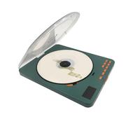 Fangxuee CD Player Transparent Portable Bluetooth Bayon Box CD Player English Learning Repeater Transparent Green
