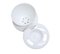 Fangxuee Coffee Dripper Easy Brewing Plastic Coffee Filter Camping Coffee Brewer Compatible with 155 Basket Paper Filter