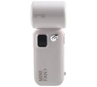 Fangxuee Compact High-Speed Turbo Fan, Handheld, USB Rechargeable 3600mAh, 100 Wind Speeds for On-The-Go Cooling
