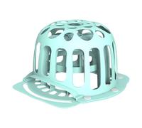 Fangxuee Curved Hat Cleaning Rack Baseball Cap Anti-Deformation Cleaning Bag Easy to Store Blue