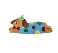 Fangxuee Dachshund Rug Cartoon Funny Dog Door Mat Christmas Decorations Indoor Entrance Mat Area Rugs Novelty Anti-Slip Door Mat