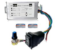 Fangxuee DC Motor Speed Controller,DC 12V 24V 36V 48V 60V Motor Pulse Width Modulator Regulator with CW/CCW Switch