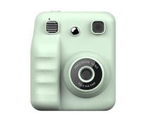 Fangxuee Digital Video Camera 1080P HD Instant Print Children'S Digital Toddler Gift for 3-12 Years Old Girls Boys Green