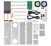 Fangxuee DIY Bluetooth Speaker Kit Electronic LED Music Spectrum - Dual Channel Soldering Practice 3W Speaker 8002 Amplifier