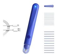 Fangxuee Electric Eraser for Artists Rechargeable Electric Eraser Kit for Sketch Pencil, Crafts for Drawing Pencils, Crafts, Arts Blue