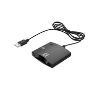 Fangxuee External Card Reader Support CAC Bank Card ATM Tax Payment IC Card SIM Card ID Card USB Smart Card Reader Accessories
